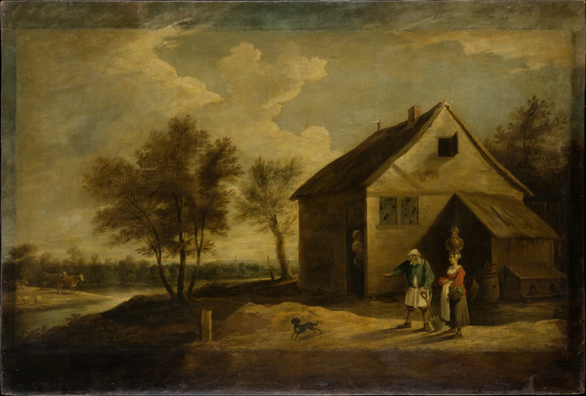 Landscape with Peasants in Front of their Farm
