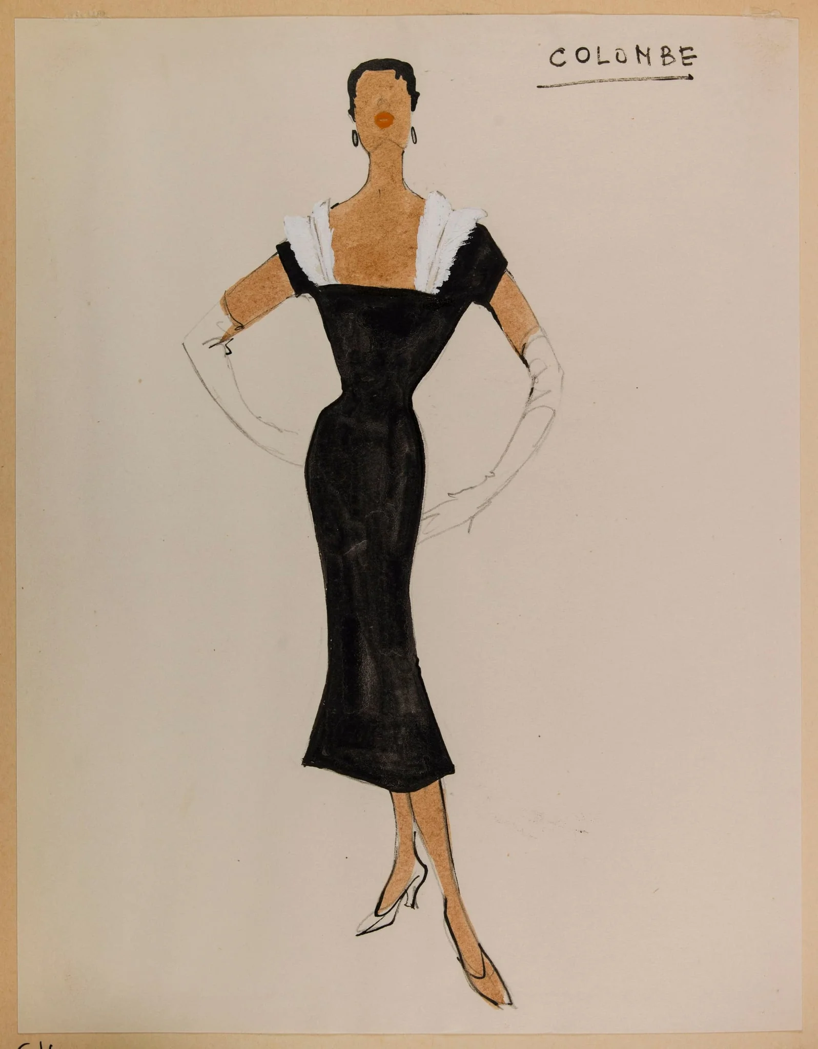 Colombe, by Marie-Louise Carven, 1953