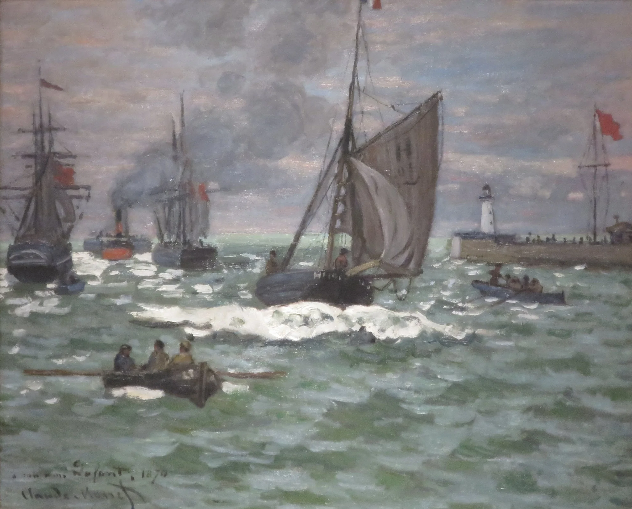 The Entrance to the Port of Le Havre
