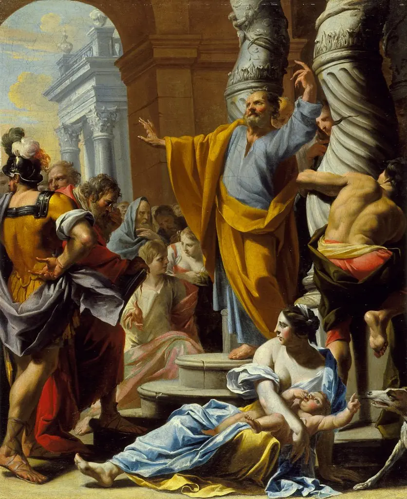 St. Peter Preaching in Jerusalem