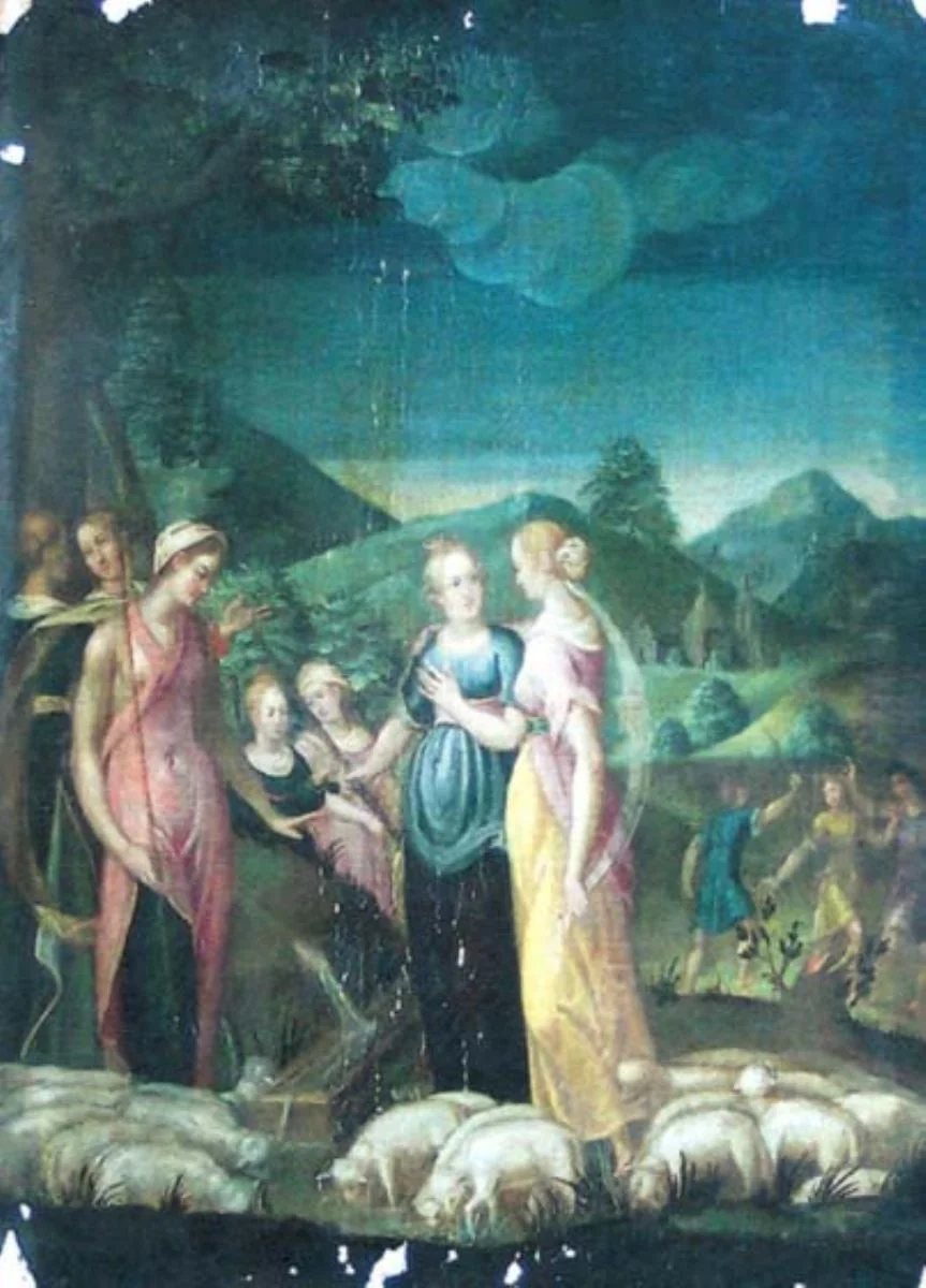 Scenă alegorică, by Unknown, unspecified, 1650