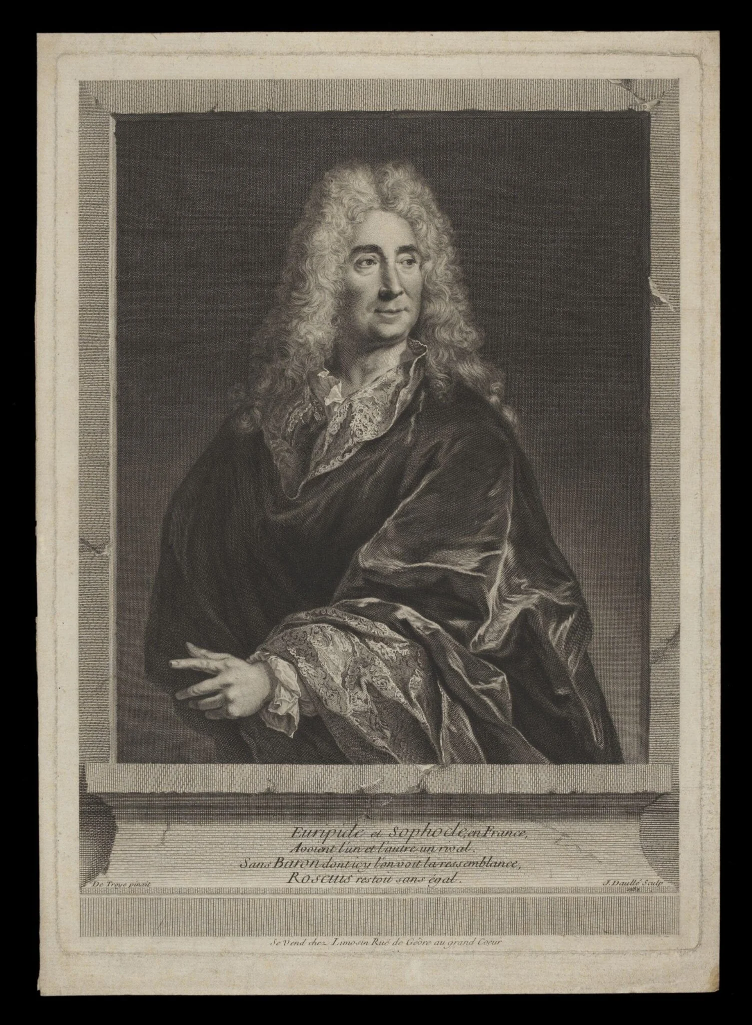 H Beard Print Collection, by Jean-François de Troy, 1732