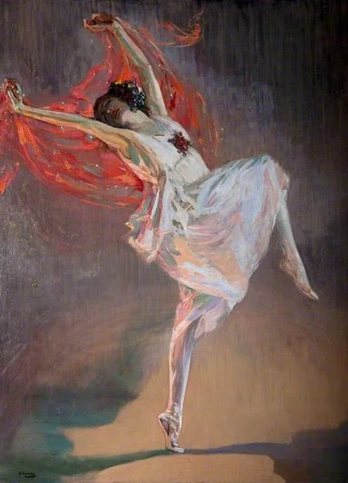 Anna Pavlova, by John Lavery, oil, 1920