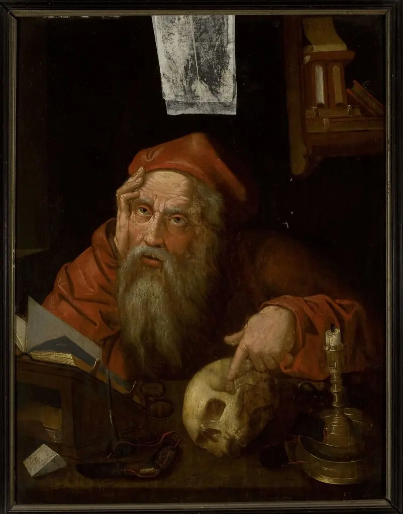 Saint Jerome in his study