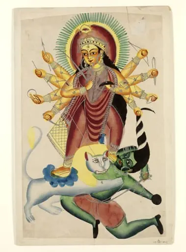 Durga and Mahishasura