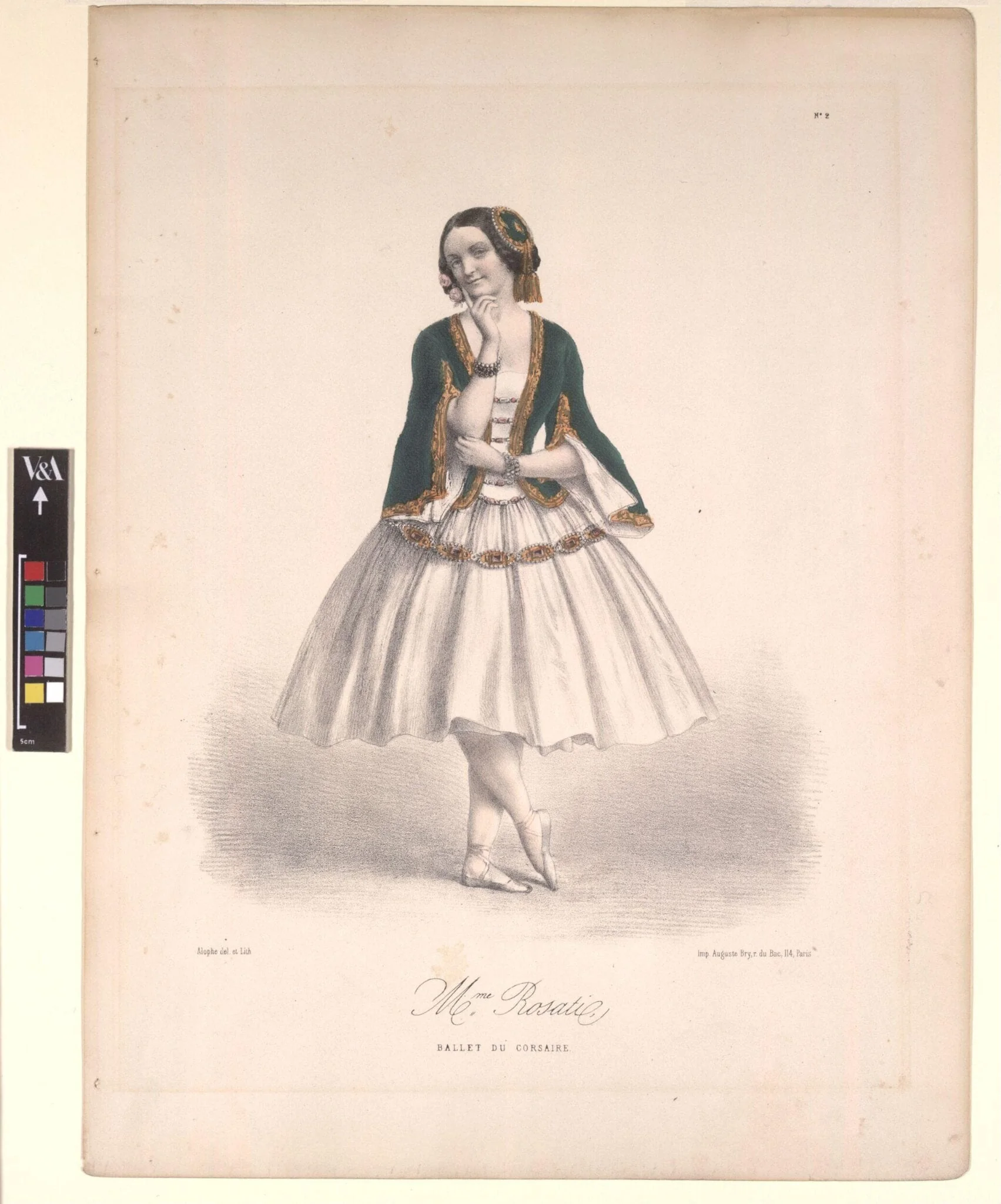 Mme Rosati,, by Marie-Alexandre Alophe, 1860