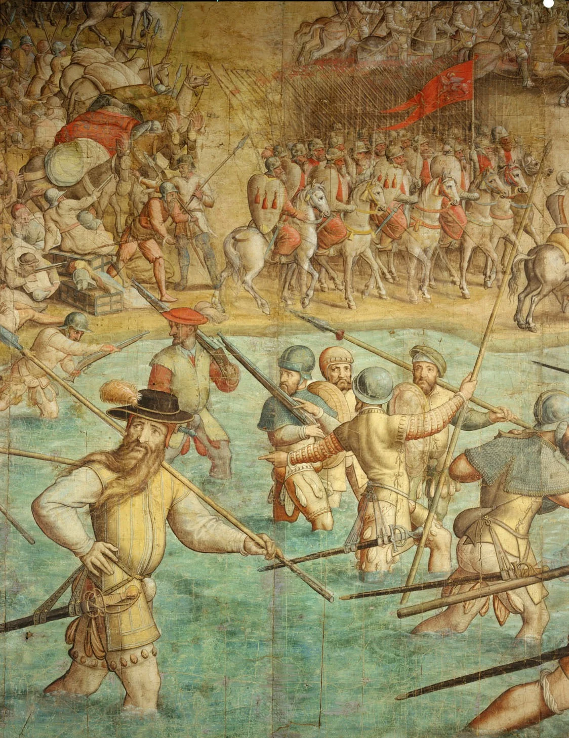 Kriegszug Kaiser Karls V. gegen Tunis (1535): Schlacht bei Tunis, by Jan Cornelisz Vermeyen, unspecified, 1539