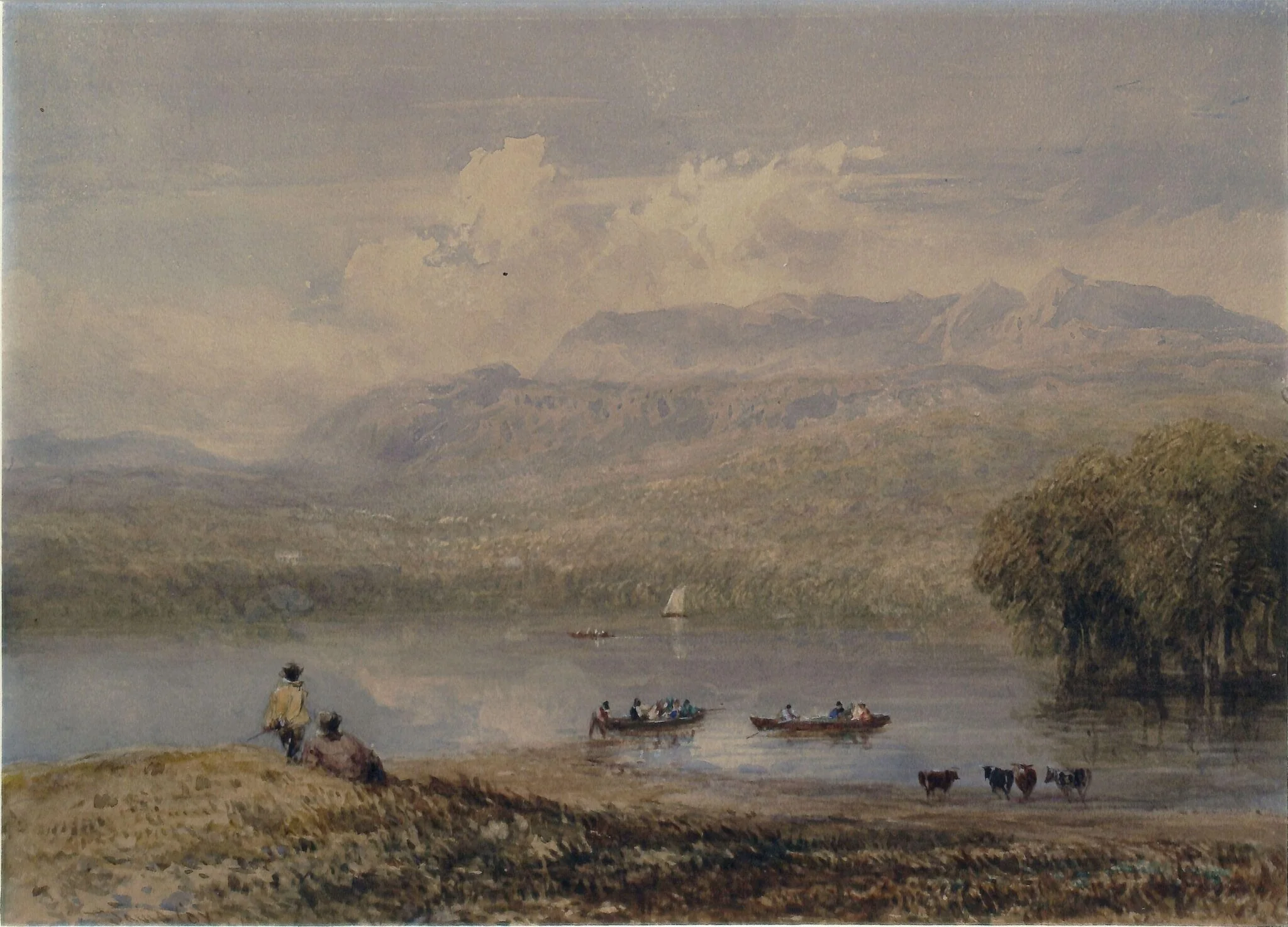 Barmouth Estuary, with Cader Idris in the distance