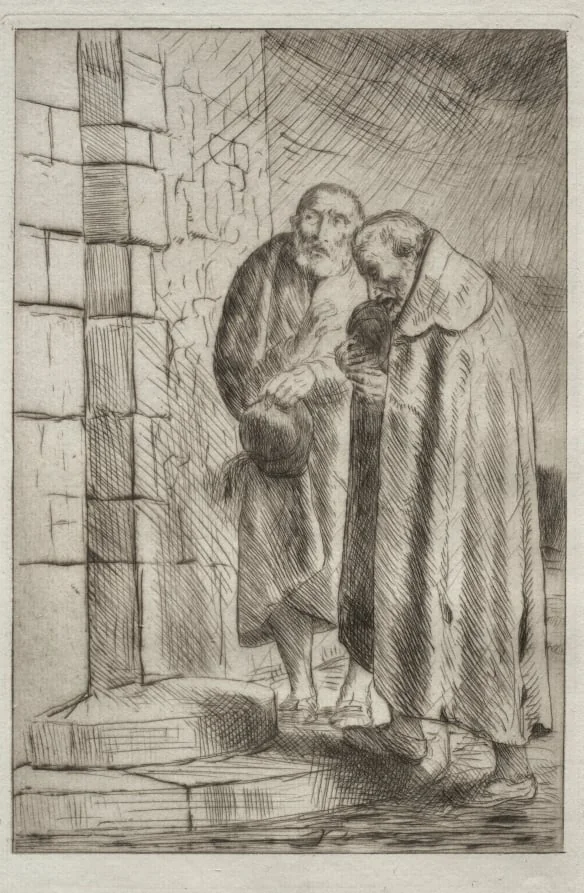 St. Pierre et St. Paul à la porte de M. Richard, by Alphonse Legros, 1884