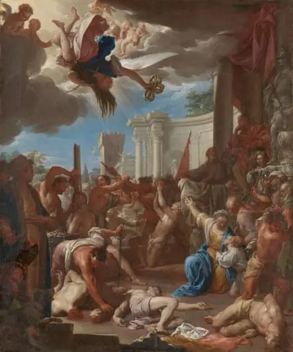 Het martelaarschap van de zeven broers, de zonen van de heilige Felicitas