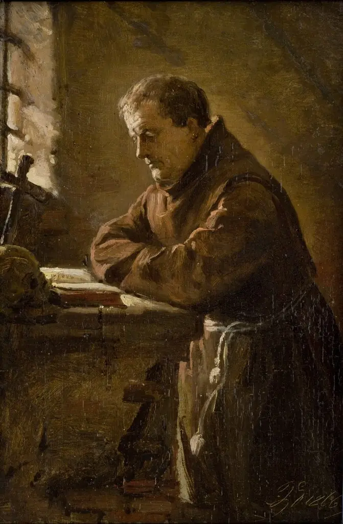 Praying Monk