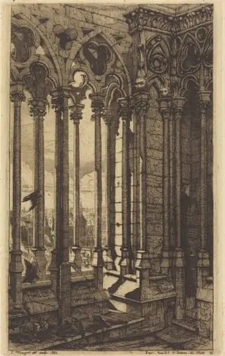 La galerie Notre-Dame, Paris (The Gallery of Notre Dame, Paris)