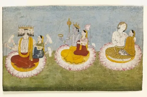 Brahma, Vishnu and Shiva