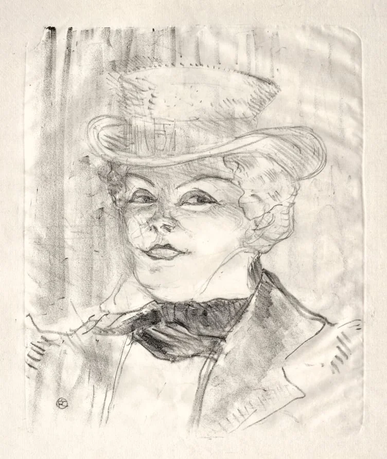 Madame Réjane, by Henri de Toulouse-Lautrec, 1899