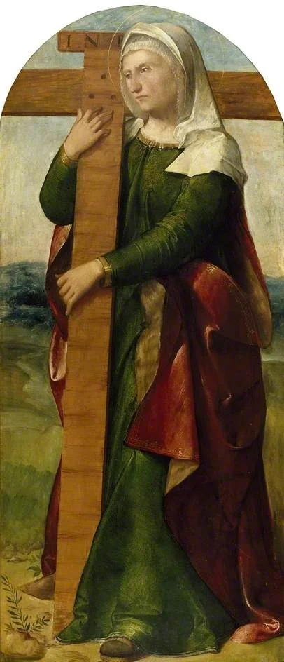 St Helena, by Altobello Melone, oil, 1524