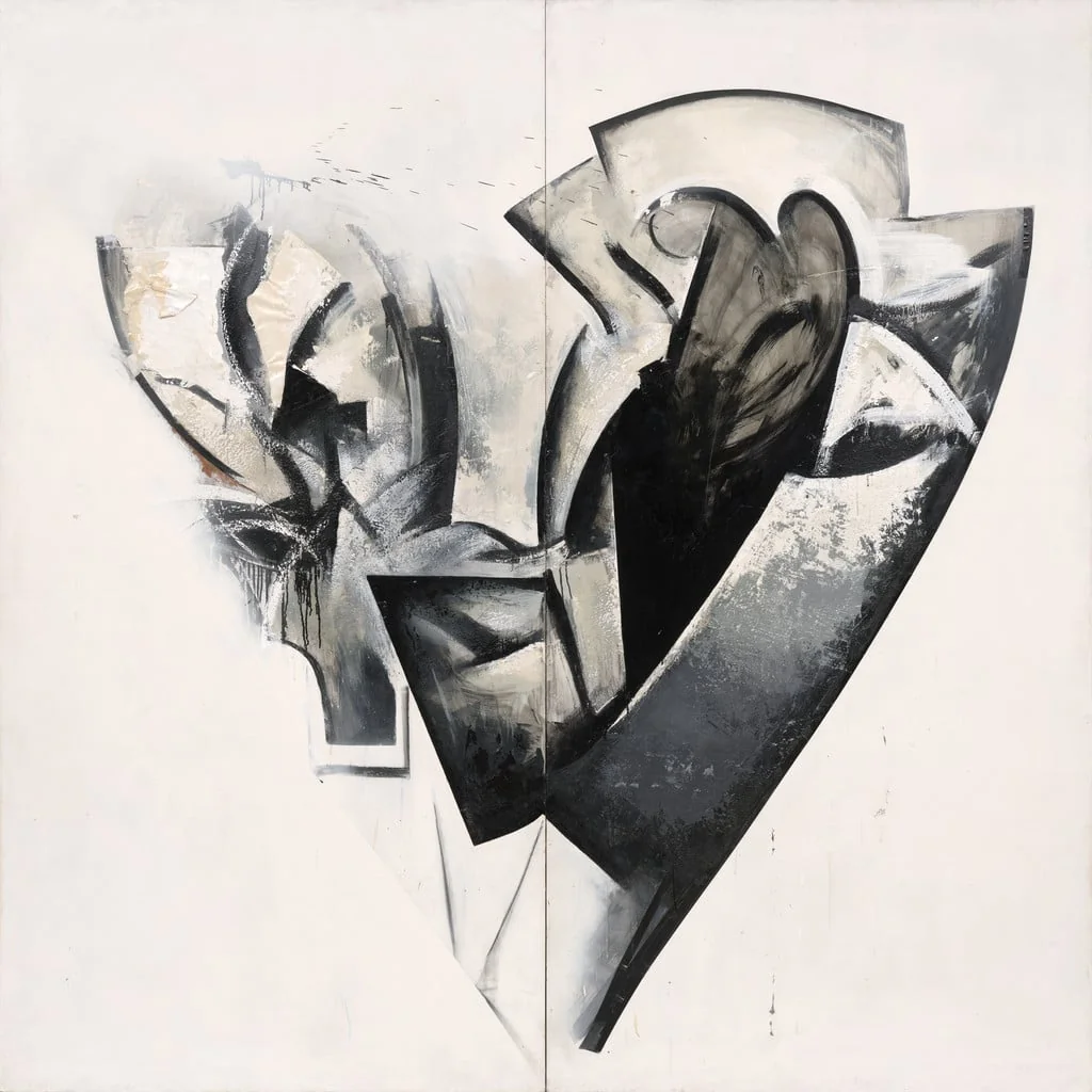 Untitled, by Jay DeFeo, oil, 1980