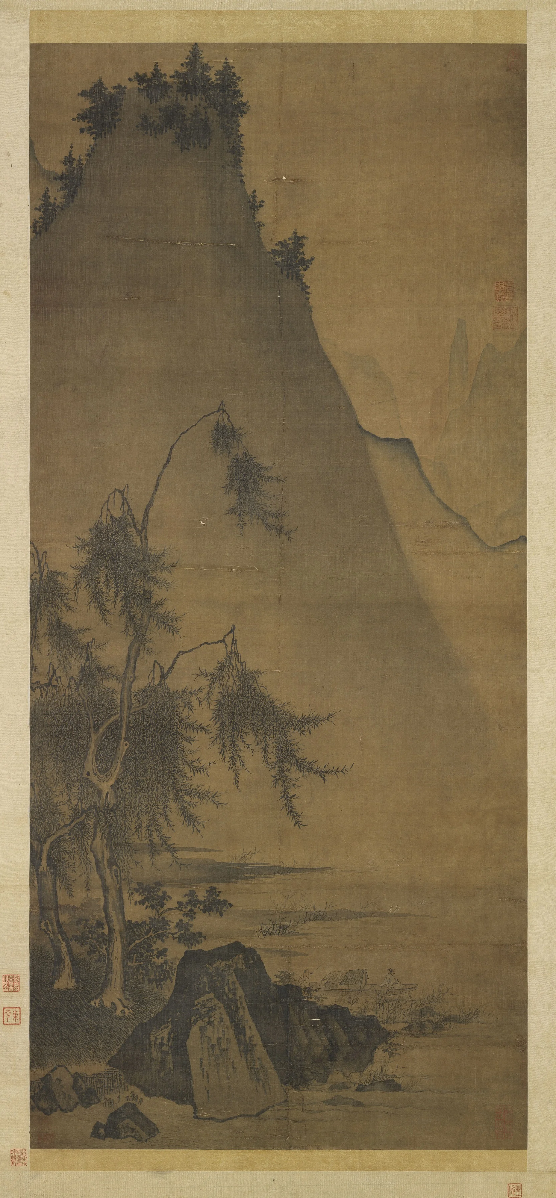 Returning Boat, by Xia Gui, unspecified, 1219