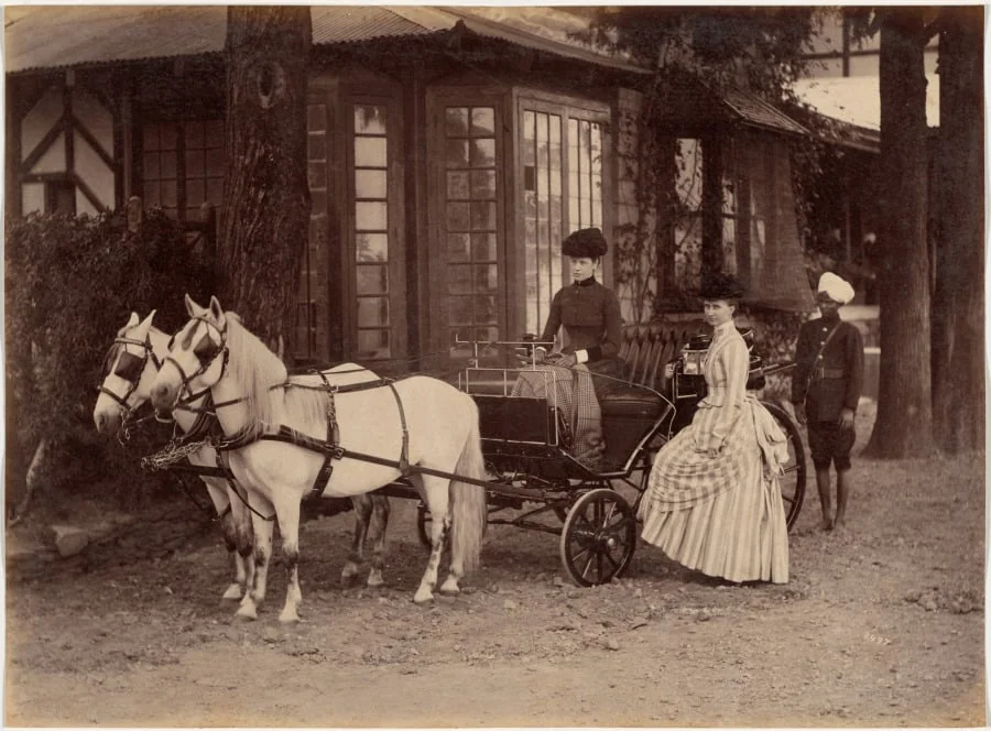 Mrs. and Miss Lyall, Shimla