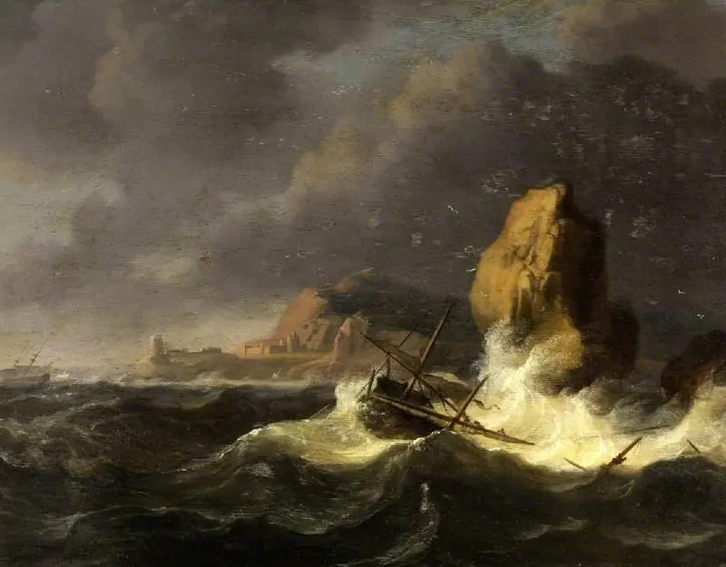 A shipwreck