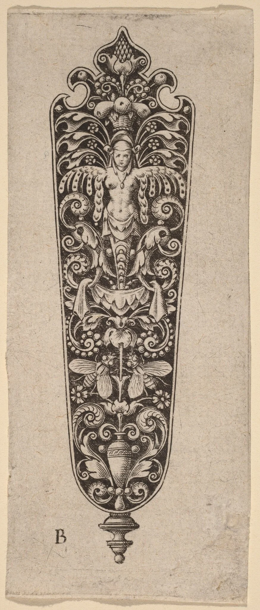 Ornament, by Theodor de Bry, ink, 1563