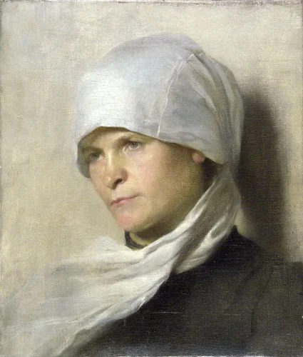 Head of a Woman with Kerchief