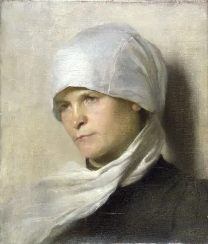 Head of a Woman with Kerchief