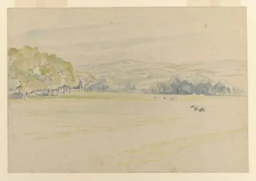 Sketch of a landscape near Denbigh