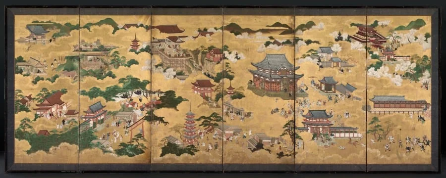 Views of Kyoto, by Unknown, unspecified, 1604
