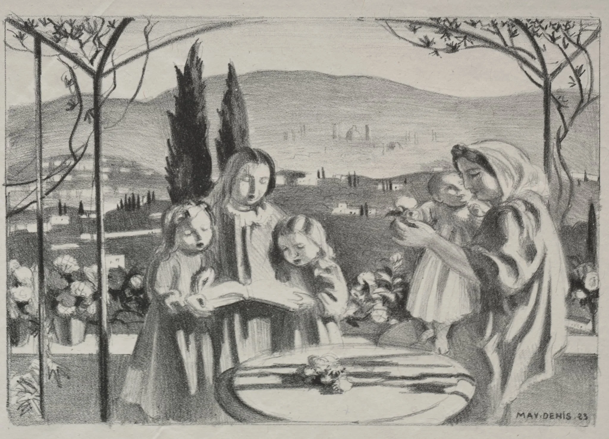 The Terrace, by Maurice Denis, 1923