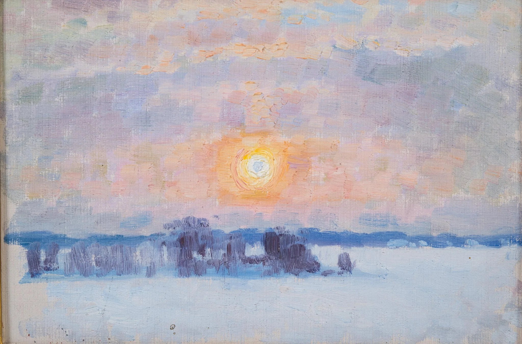 Talvimaisema (Talvinen aurinko)