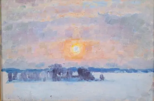 Talvimaisema (Talvinen aurinko)