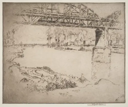 The City Bridge, St. Louis