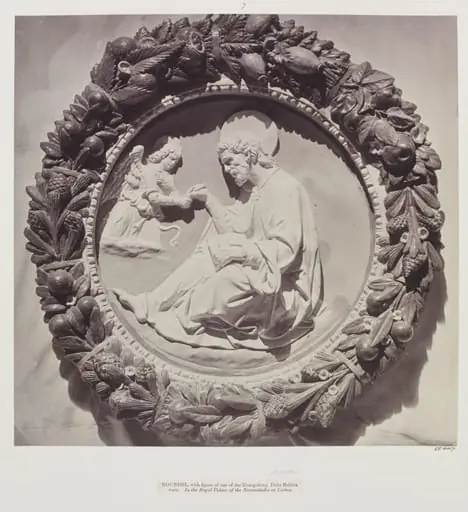 Roundel, St. Matthew, by della Robbia, Palace of Necessidades
