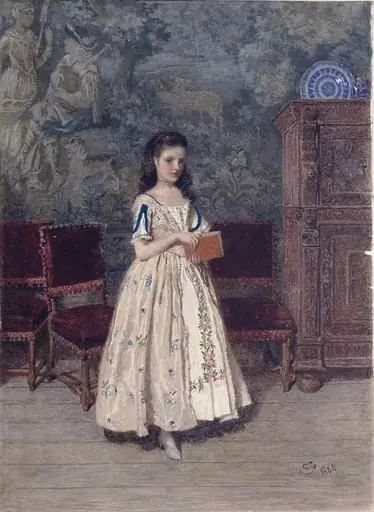 Girl with Book