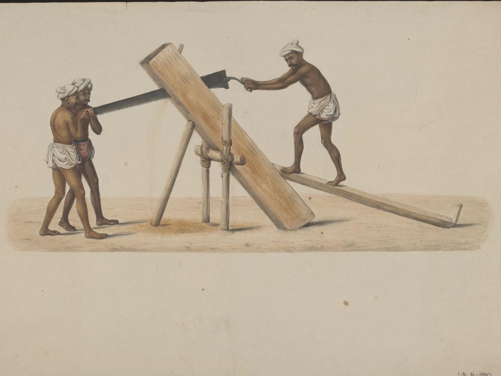 Sawers, by Unknown, paint, 1840