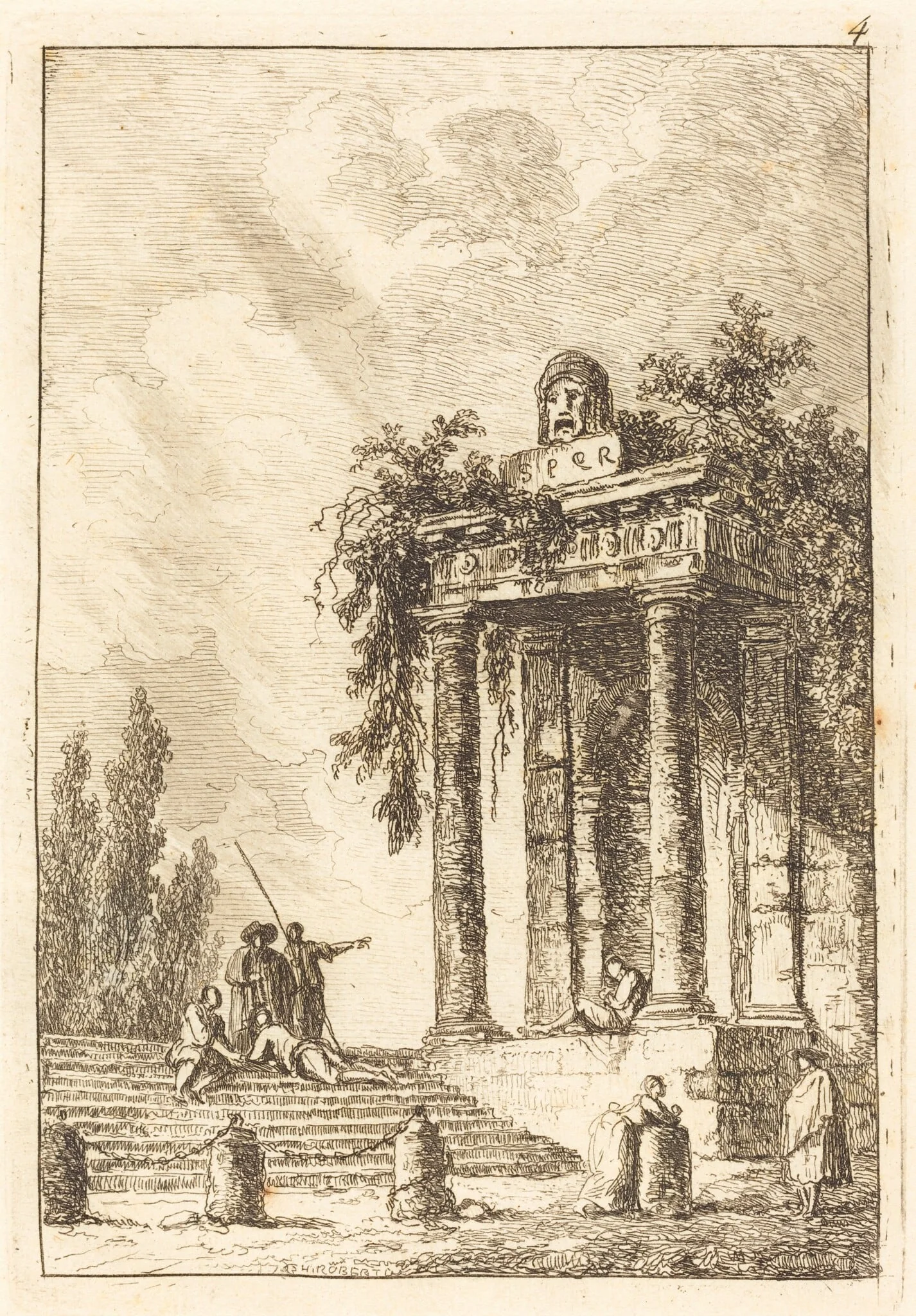 Steps to the Four Landmarks