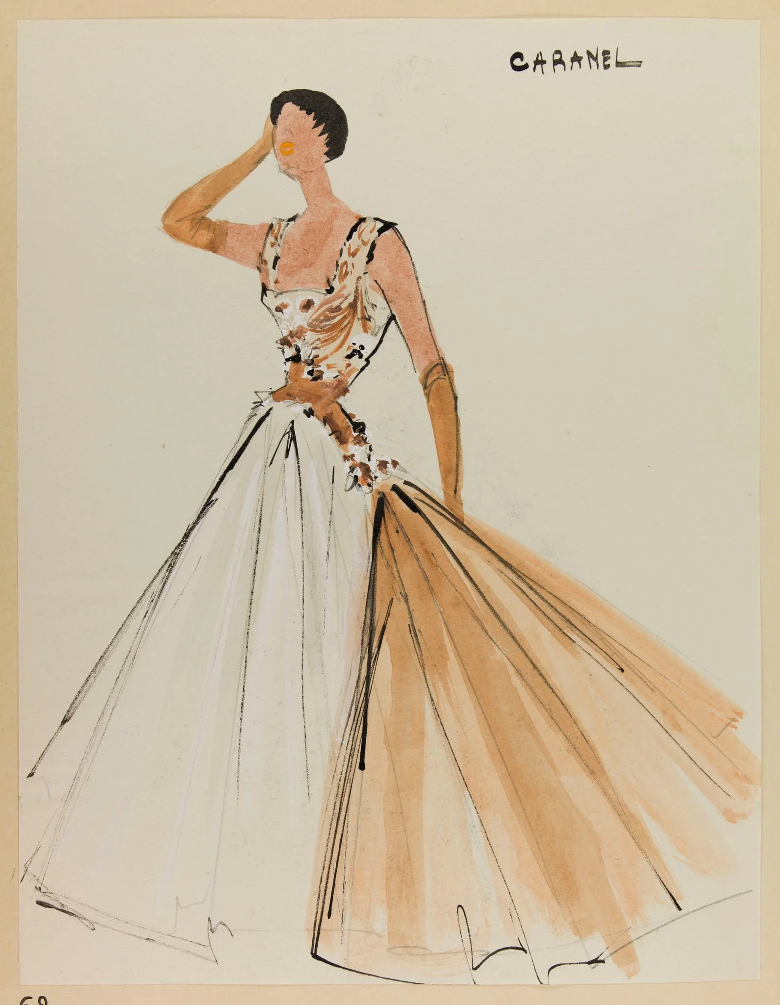 Caramel, by Marie-Louise Carven, 1953