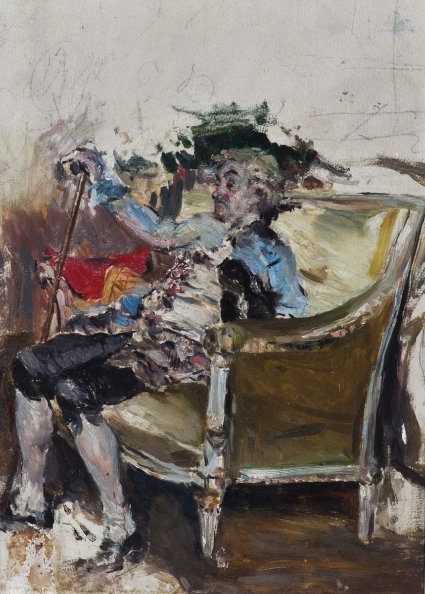 Marchiz (schiță după Boldini), by Theodor Aman, unspecified, 1850