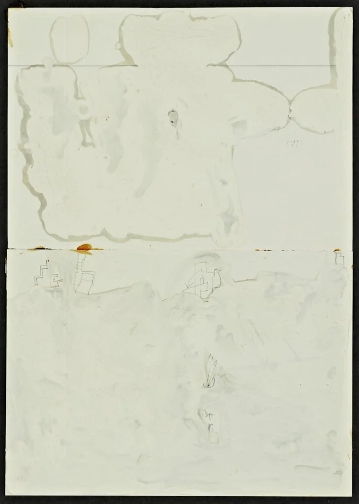 Untitled, by Joseph Beuys, oil, 1960
