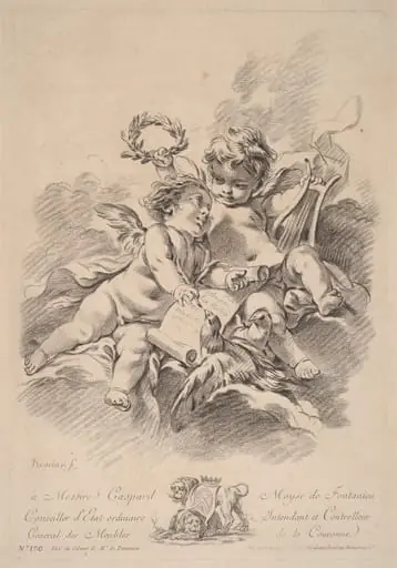 Allegory of Music with Two Cherubs and Doves (100)