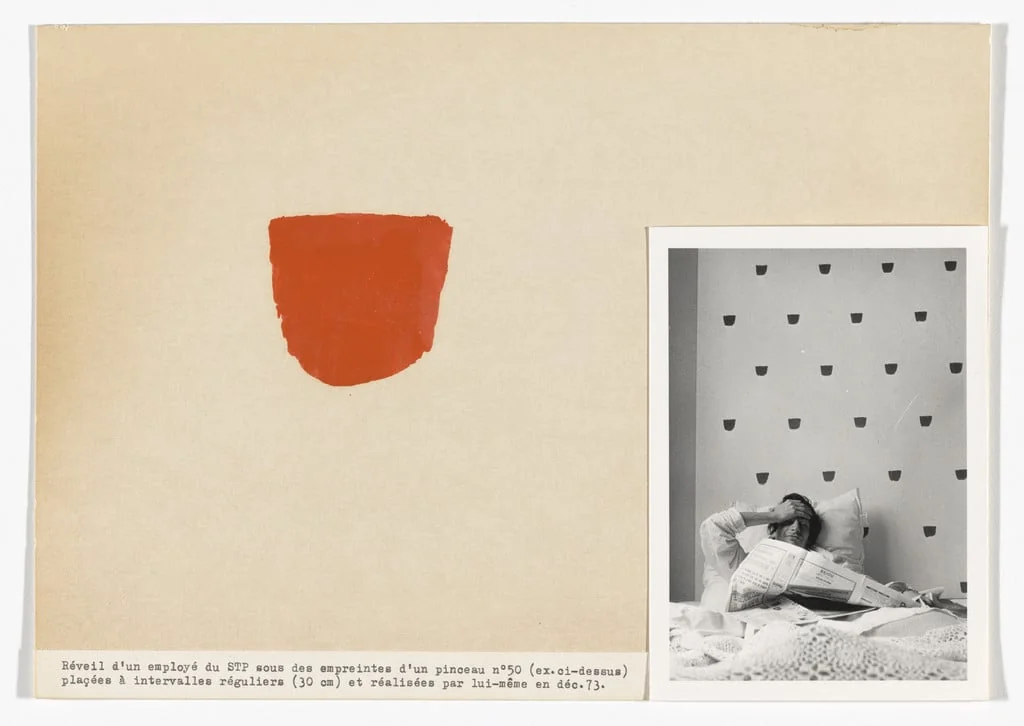 Untitled, by Jacques Charlier, silver, 1973