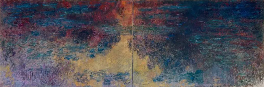 Le Bassin aux nymphéas, le soir