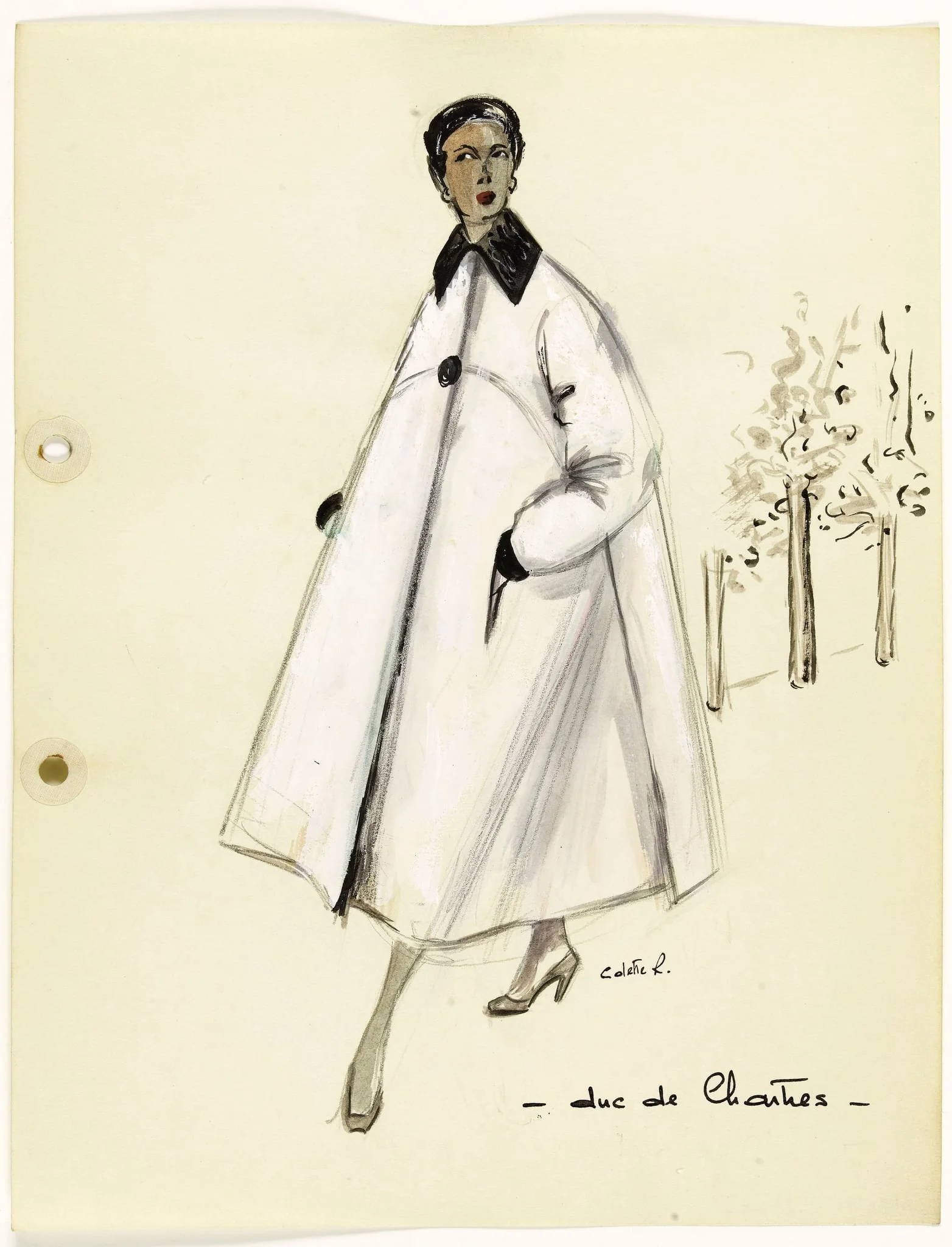 'Duc de Chartres', by Carven, 1951