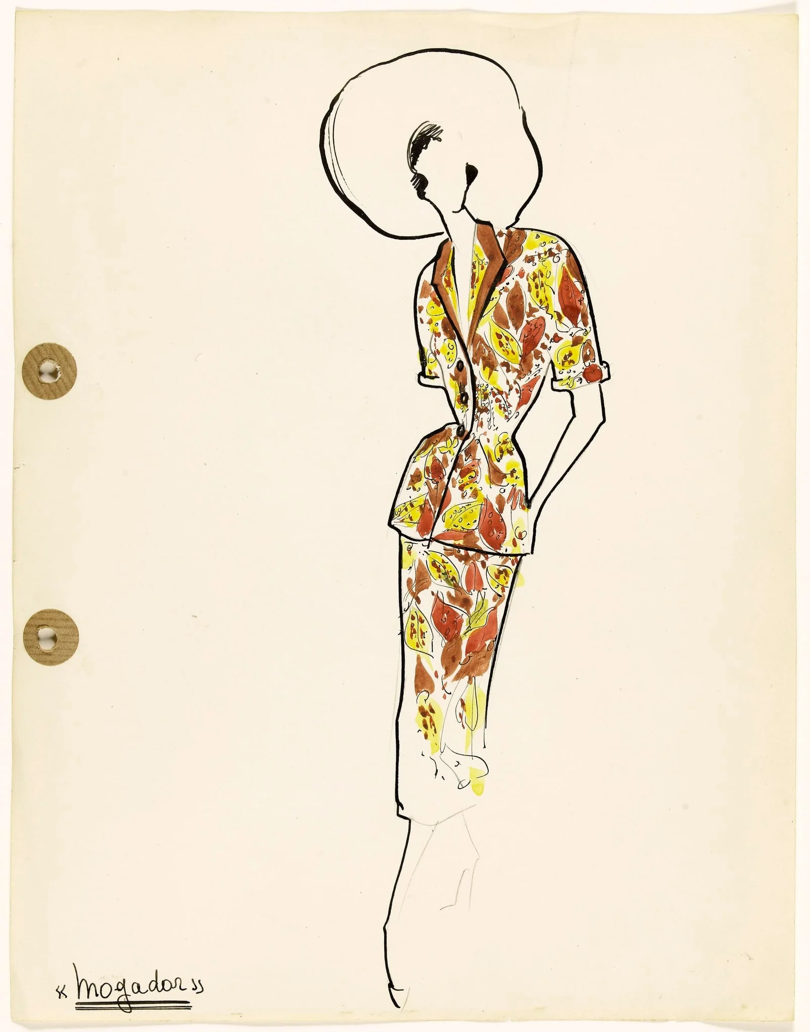 'Mogador', by Marie-Louise Carven, 1951