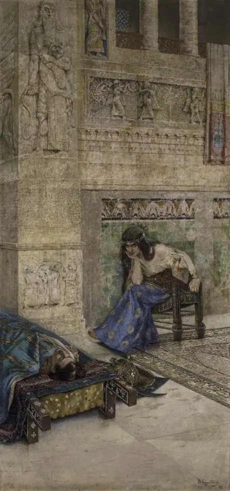 Semiramis at the corpse of Ara the Beautiful