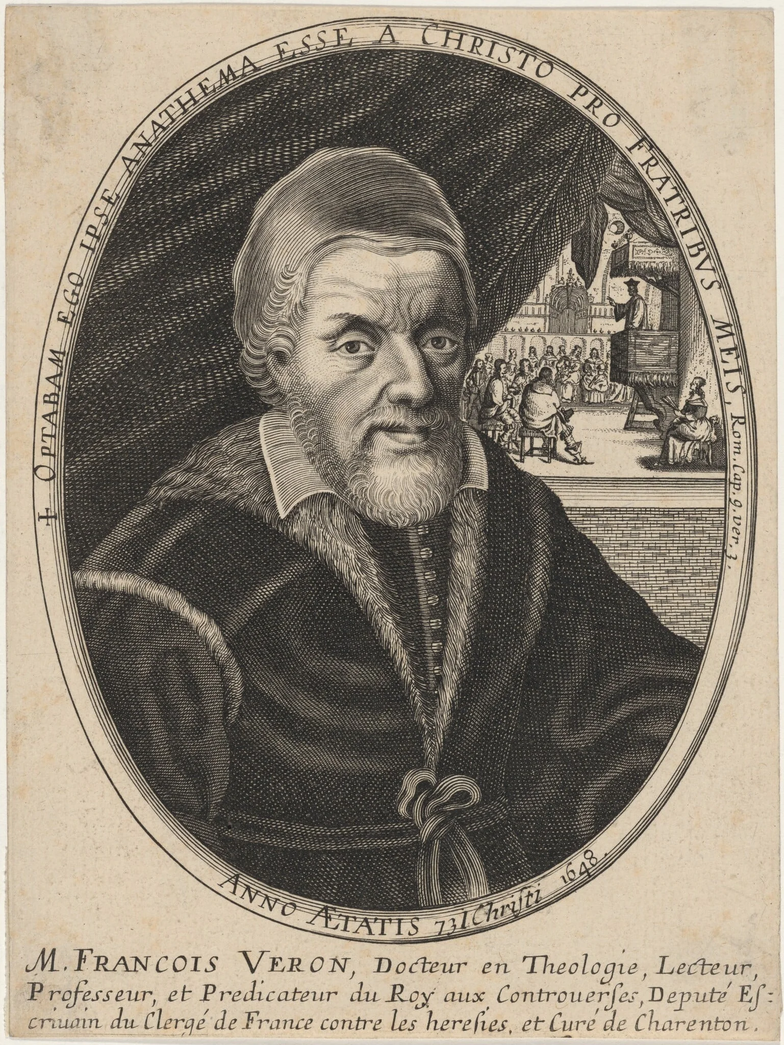M. Francois Veron, Doctor of Theology, Lecturer, Professor, under Louis XIV