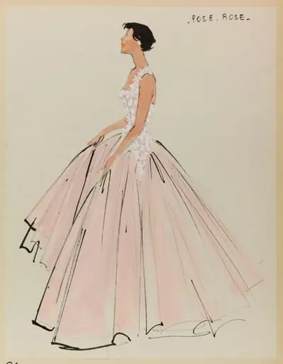 Robe rose