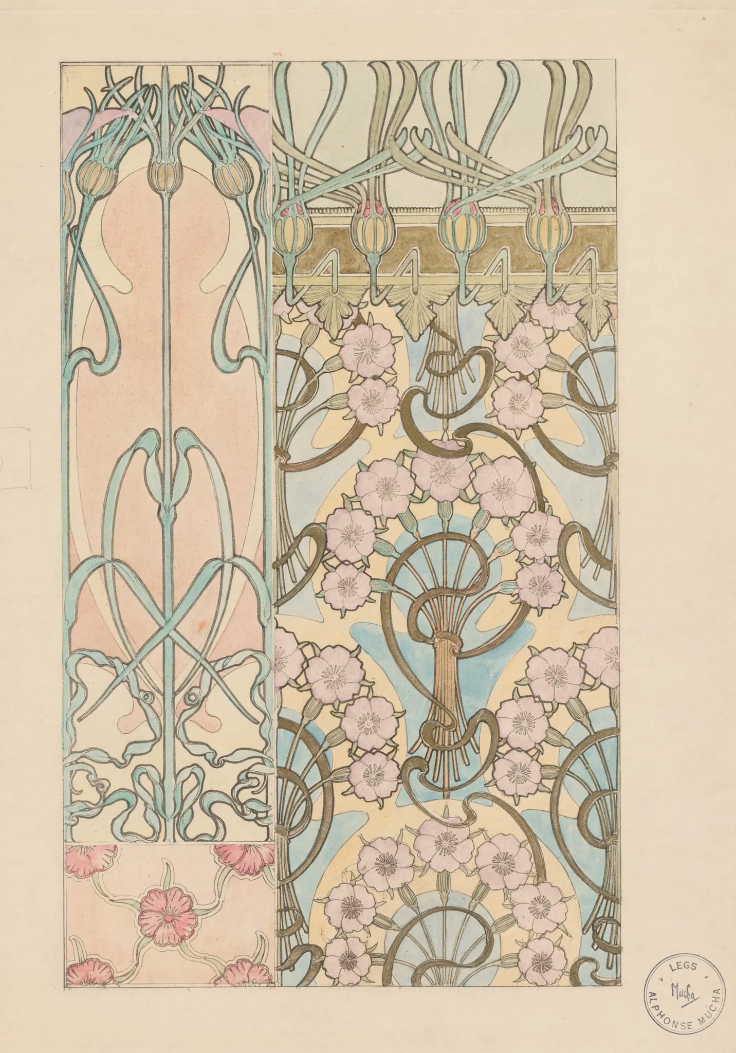 Ornament, by Alphonse Mucha, 1902