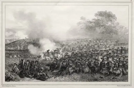 Album for 1835:  Carré enfoncé...