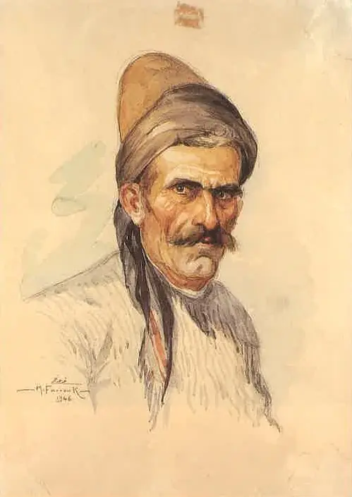 Three Paintings of a Muleteer (1)